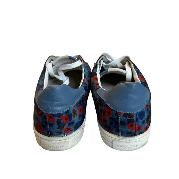 Coach Porter Floral Print Sneakers Women's Size 10B Feminine Preppy - Picture 5 of 9